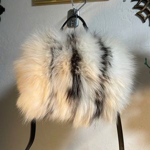 Fox fur bag